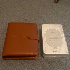 Franklin Covey Compact Anna binder and Carrara 2022 inserts